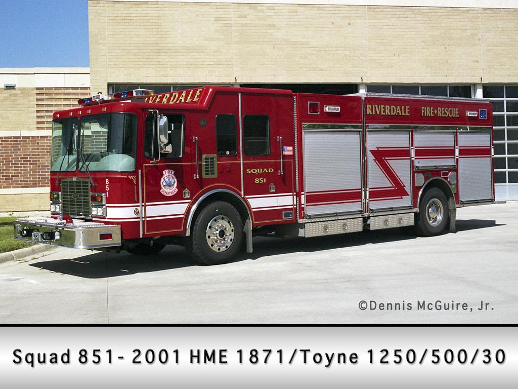 Riverdale Fire Department HME Toyne Squad 851