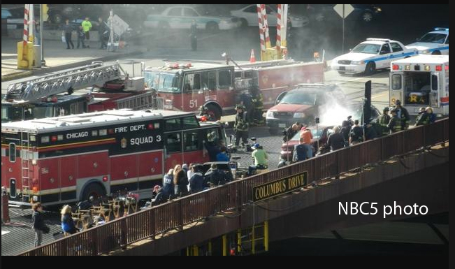 Chicago Fire TV show accident scene