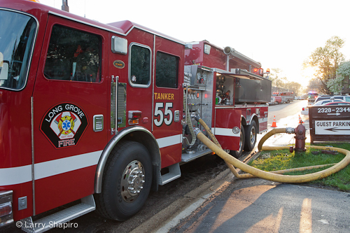 small fire at 2328 Nichols Road 4-3-12 Long Grove Fire Protection District