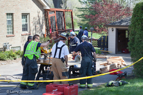 structural collapse on Hazel Crest in Long Grove 4-9-12