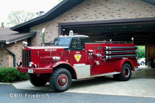 Belmont Fire Protection District Oshkosh Howe engine