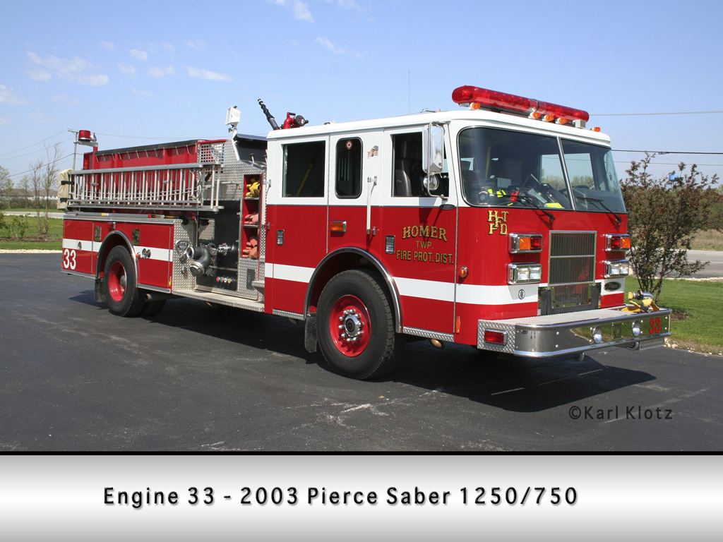 Homer Township FPD Engine R3 2006 Pierce Saber