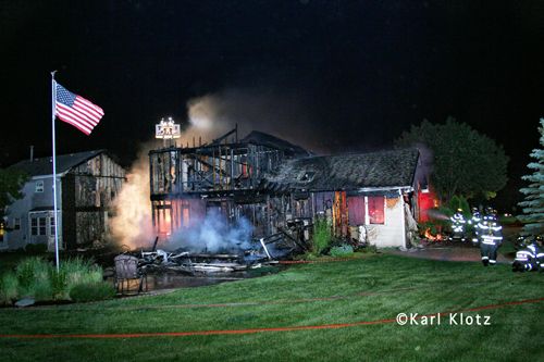 Frankfort FPD house fire 5-23-12 at 8303 Brickstone