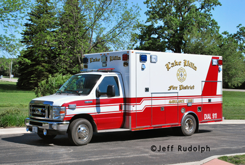 Lake Villa Fire Distract Osage ambulance