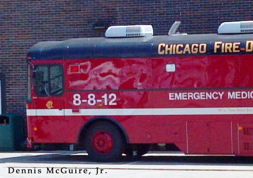 Chicago 8-8-12 Mobile Ambulance Bus