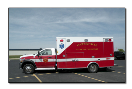 Warrenville Fire Protection District Braun ambulance
