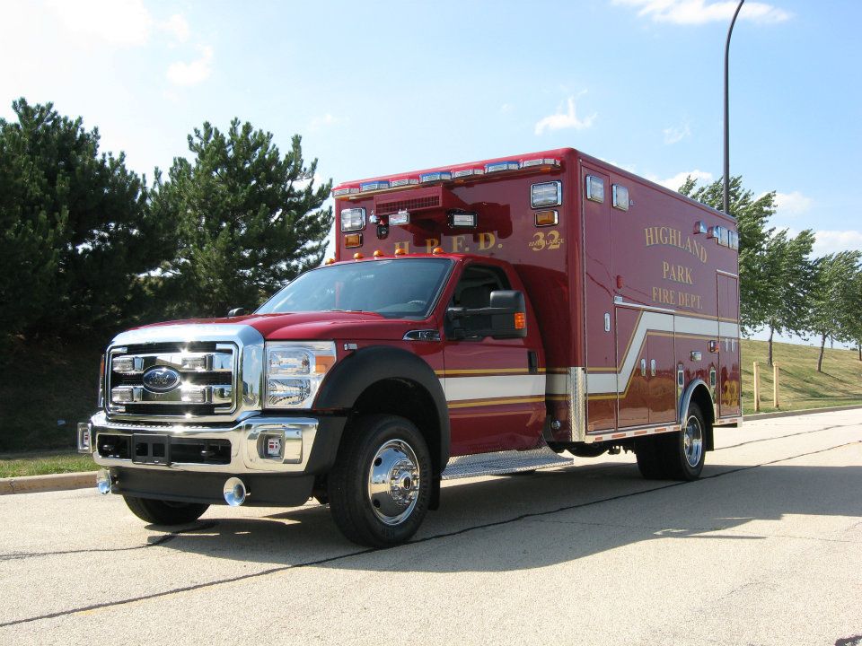 Highland Park Fire Department Ambulance 32 from Horton