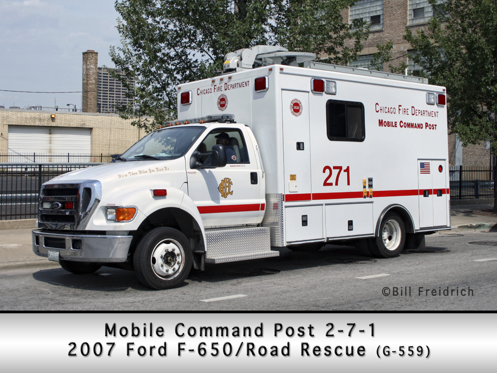 Chicago Fire Department Communication Van 2-7-1