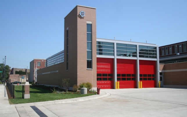 Chicago Fire Department Engine 16's new house