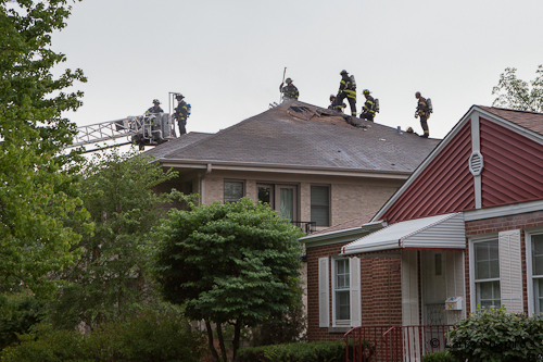 house fire on Home Avenue in Park Ridge IL 8-4-12
