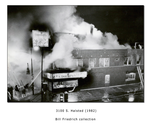 Historic Chicago fire photo from 1982