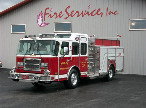 Homer Township FPD gets new E-ONE engine
