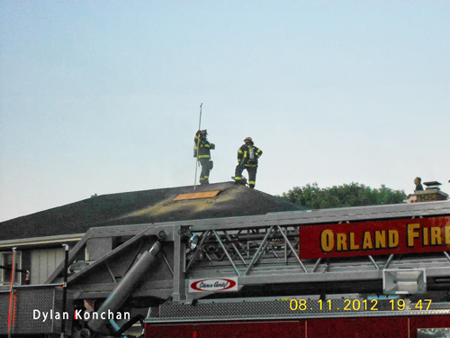house fire in Orland Park  8-11-12