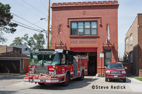 Chicago Fire Department Engine 73's house