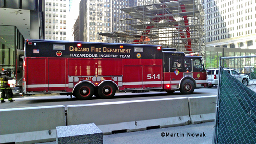 Chicago Fire Department haz mat response