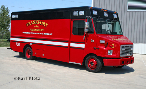 Frankfort Fire Protection District Dive Squad 3 Freightliner MT45 Matco Tools