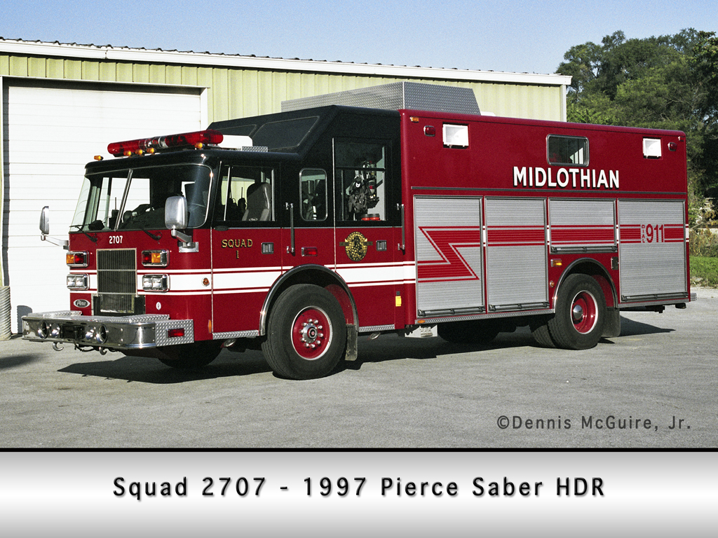 Midlothian Fire Department Squad 2707