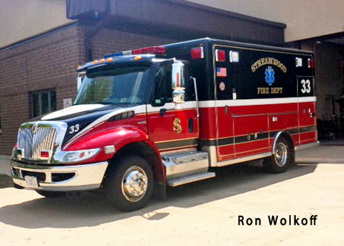 Streamwood Fire Department ambulance