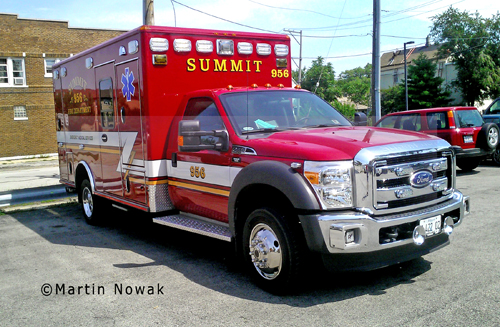 Summit Fire Department Ambulance 956 Wheeled Coach