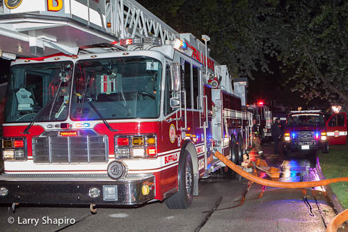 Buffalo Grove Fire Department house fire 9-14-12 at 647 Evergreen Place