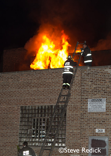 massive 5-11 alarm fire in the 2600 block of Nelson in Chicago 9-30-12