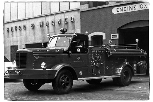 Chicago Fire Department vintage apparatus photo historic photo FWD engine