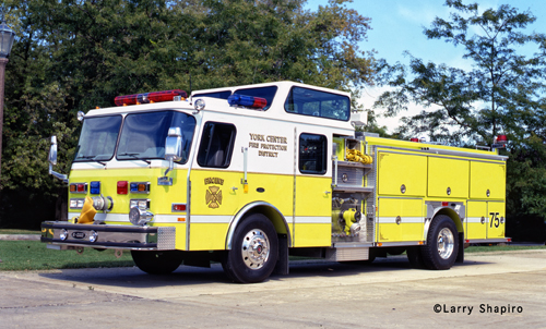 York Center Fire Protection District fire engine