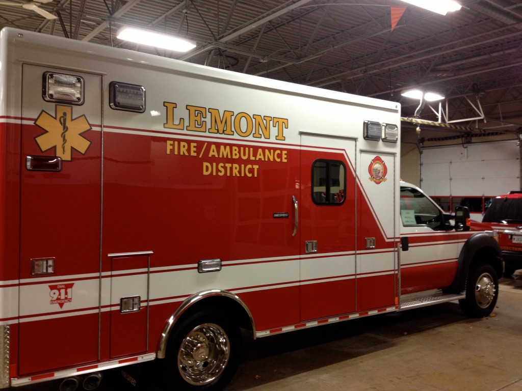 Lemont Fire Protection District ambulance