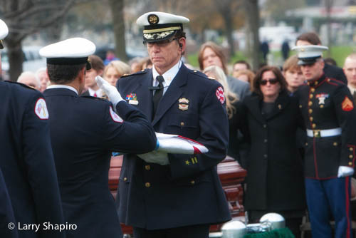 Funeral for Chicago Fire Department Captain Herbie Johnson