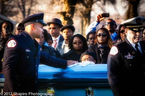Funeral for Chicago Fire LODD Firefighter Walter Patmon Jr 11-22-12