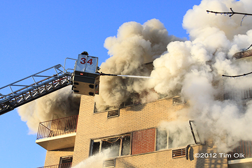 Chicago 3-11 Alarm fire at 2030 W. 111th Street 11-24-12