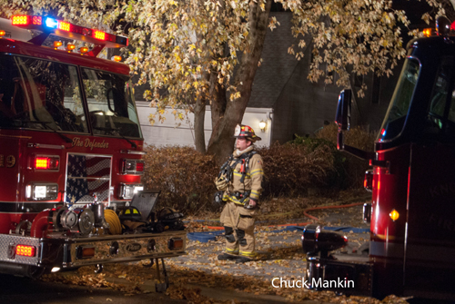 House fire in Lake Bluff IL 11-15-12