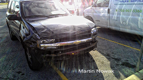 crash with rollover in Bridgeview