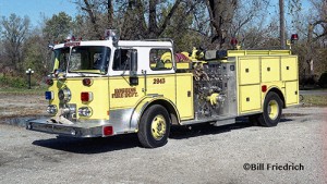Robbins Fire Department 1973 Seagrave engine formerly from York Center FPD