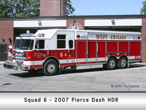 West Chicago Fire Protection District Squad 6