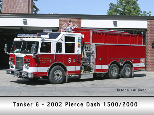 West Chicago Fire Protection District Tanker 6