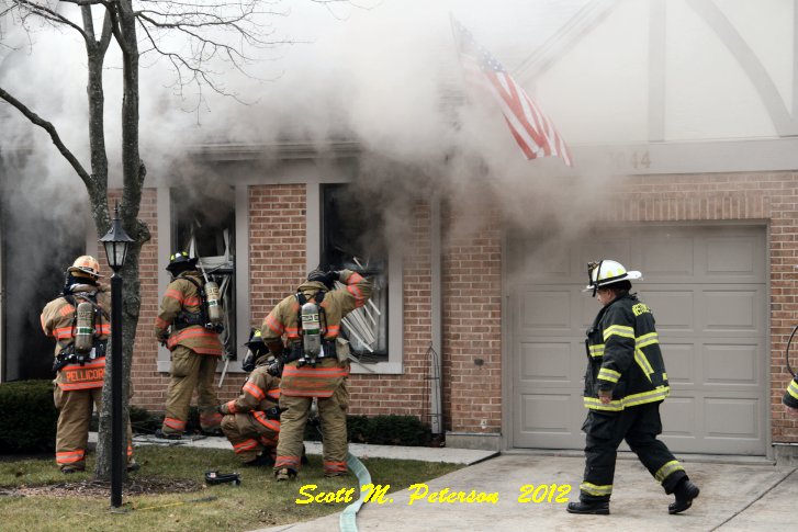 Apartment fire in Westchester 11-22-12