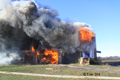 Woodstock Fire Rescue District burns house down