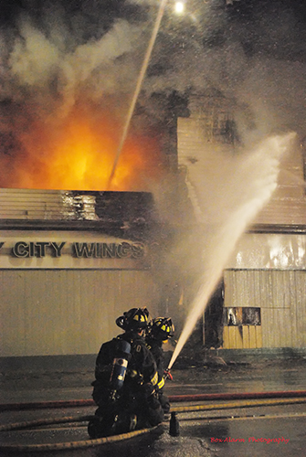 restaurant fire in McHenry, IL. 