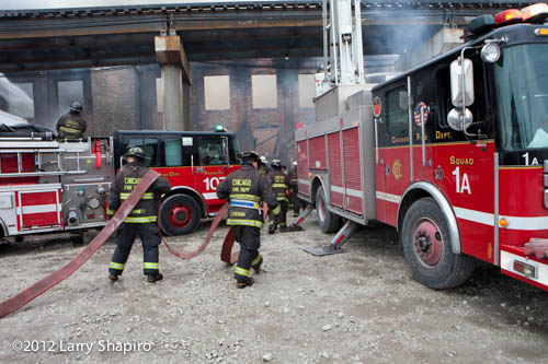 4-11 alarm commercial building fire in Chicago 12-29-12 at 2444 W. 21st Street