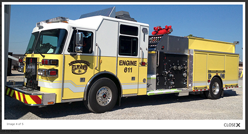 new Sutphen industrial pumper for Elwood FPD (IL)