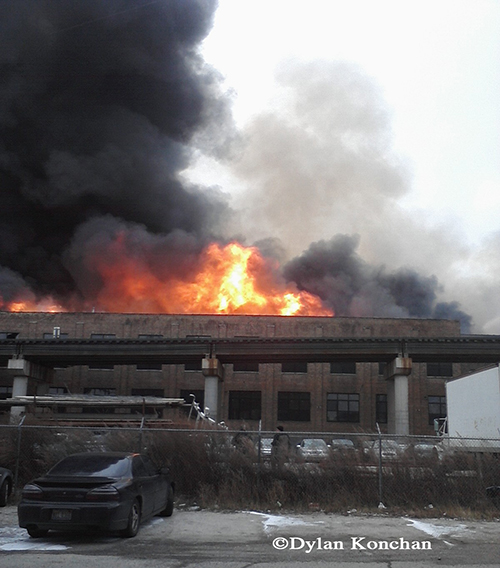 Chicago 4-11 Alarm fire at 2444 W. 21st Street 12-29-12