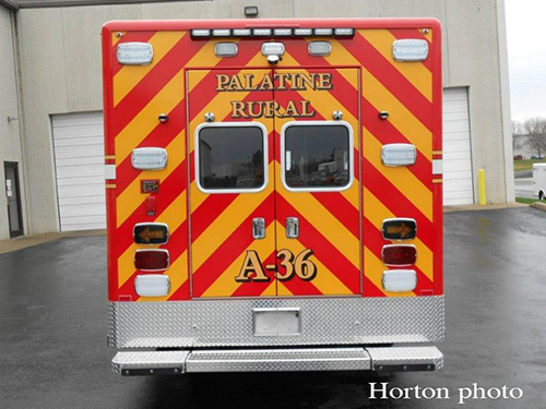 Palatine Rural FPD new Horton Ambulance