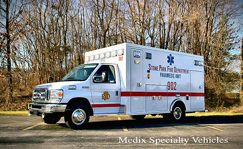 Stone Park Fire Department Medix ambulance