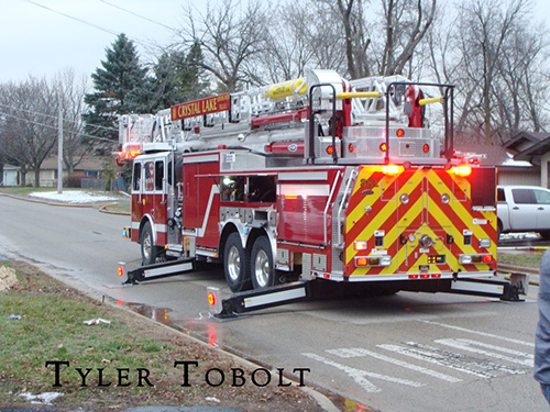 Crystal Lake garage fire on McHenry Avenue