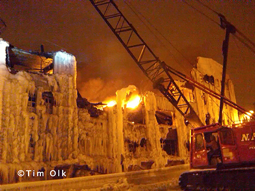 rekindle after massive warehouse fire in Chicago