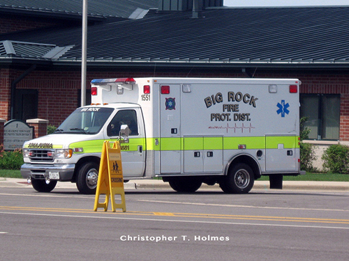 Big Rock FPD ambulance