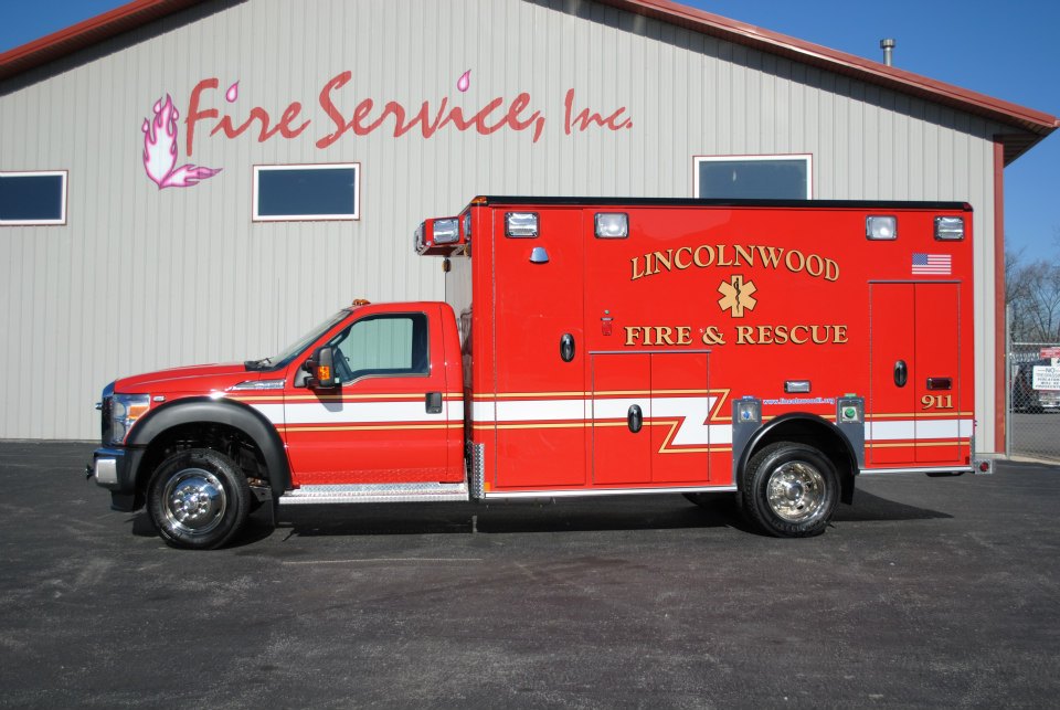 Lincolnwood FD ambulance