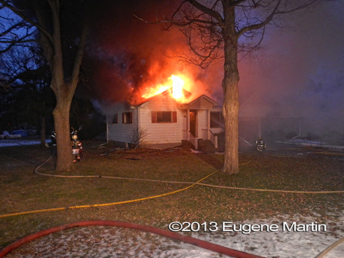 house fire in Bensenville 2-12-13