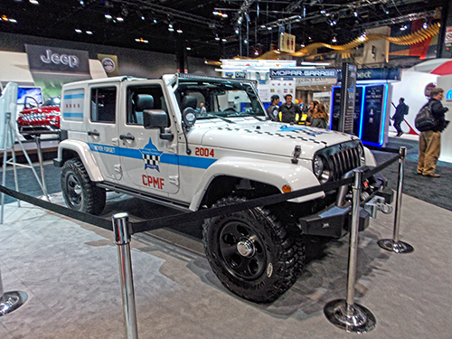 Chicago Police Department Jeep at the Chicago Auto Show